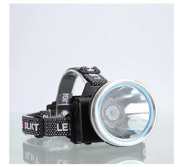 Alt view image 2 of 5 - Ecocleanpath T40 Smart Sensor Fishing Headlight - 500m Beam, USB Rechargeable, IPX6 Waterproof (Black)