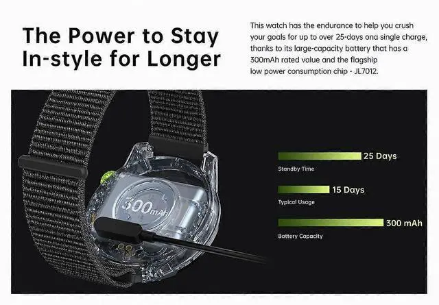 Alt view image 5 of 5 - Ecocleanpath Smart Watch 1.45" HD Bluetooth Call, IP68 Waterproof, 100+ Sports Modes, Black