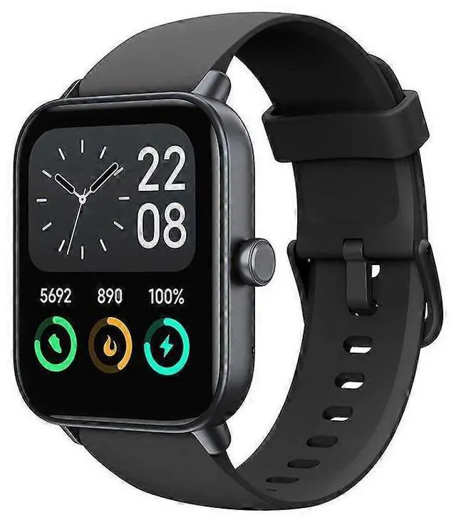 Main image of Ecocleanpath 1.8" Smart Watch, 100 Sports Modes, Heart Rate & Blood Oxygen Monitor, iOS/Android Compatible, Black