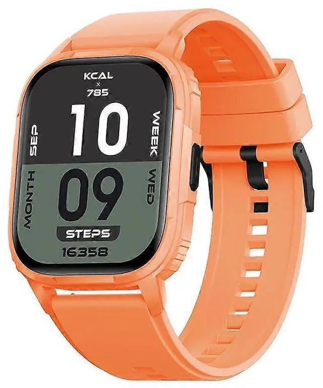 Main image of Ecocleanpath Smart Watch with 2.01" HD Screen, 123 Sports Modes, Heart Rate & Blood Oxygen Monitor, Orange