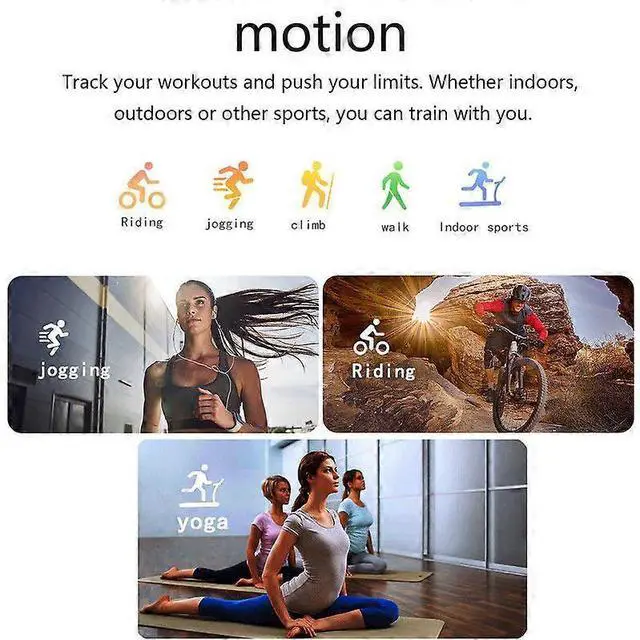 Alt view image 3 of 5 - Ecocleanpath Smart Watch with 2.01" HD Screen, 123 Sports Modes, Heart Rate & Blood Oxygen Monitor, Orange