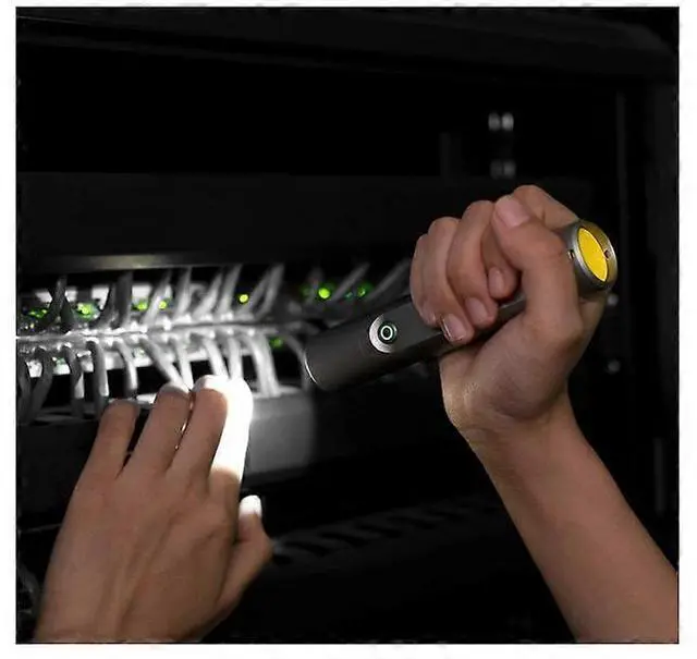 Alt view image 2 of 5 - Ecocleanpath Rechargeable LED Flashlight, 280 Lumens, USB-C, 24H Runtime, IP55 Waterproof, Compact Gray