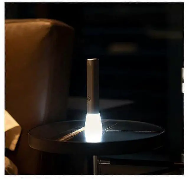 Alt view image 4 of 5 - Ecocleanpath Rechargeable LED Flashlight, 280 Lumens, USB-C, 24H Runtime, IP55 Waterproof, Compact Gray