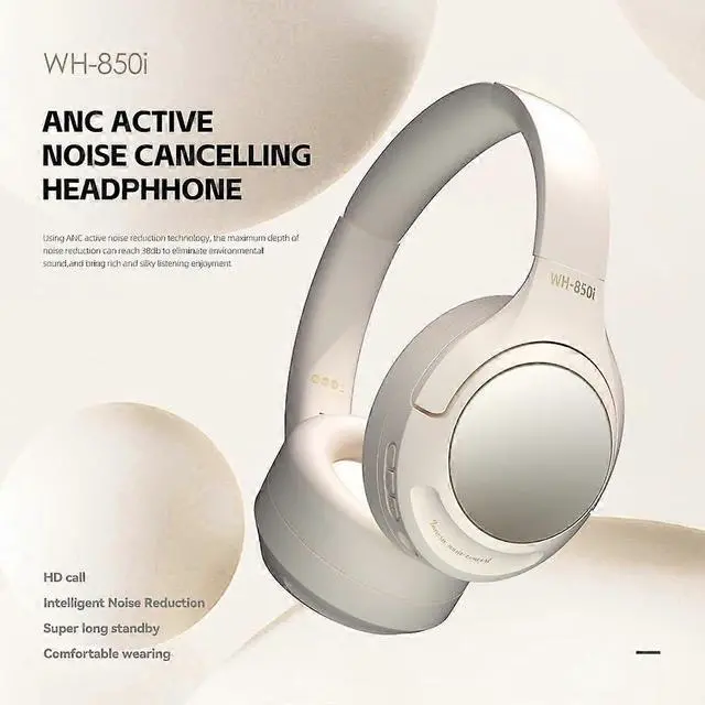 Alt view image 2 of 5 - Bluetooth 5.3 Wireless Gaming Headset, HiFi Stereo with Mic for PS5 PS4 PC Mobile (White)