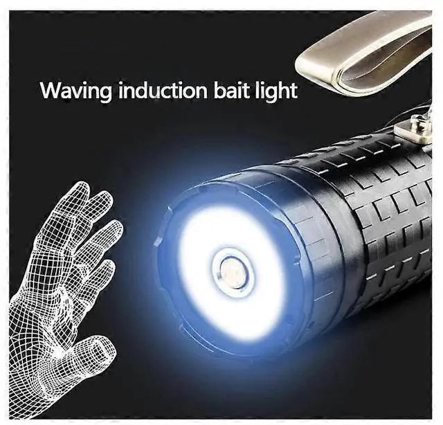 Alt view image 4 of 5 - Ecocleanpath Super Bright 21000mAh USB Rechargeable LED Flashlight, IPX6 Waterproof Searchlight for Camping, Hiking, Fishing