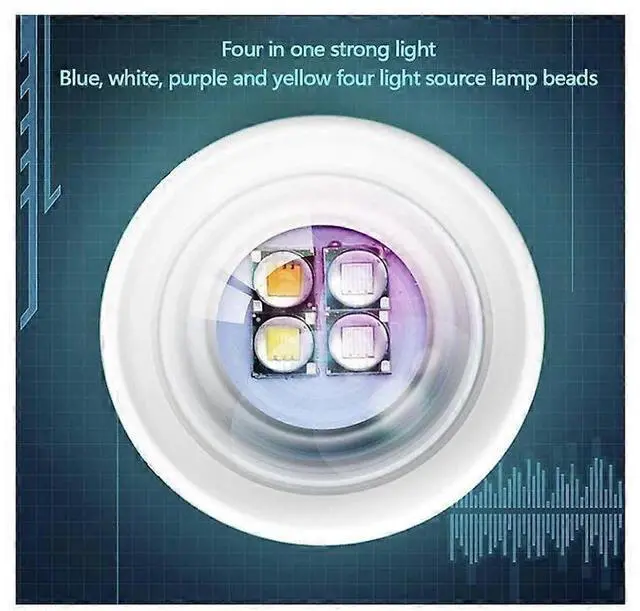 Alt view image 2 of 5 - Ecocleanpath Super Bright 21000mAh USB Rechargeable LED Flashlight, IPX6 Waterproof Searchlight for Camping, Hiking, Fishing