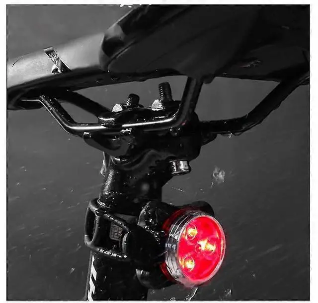 Alt view image 2 of 5 - EcocleanpathUSB Rechargeable Bike Light Set, 4 Modes Waterproof Headlight & Taillight for Cycling, Camping, Hiking (Black)
