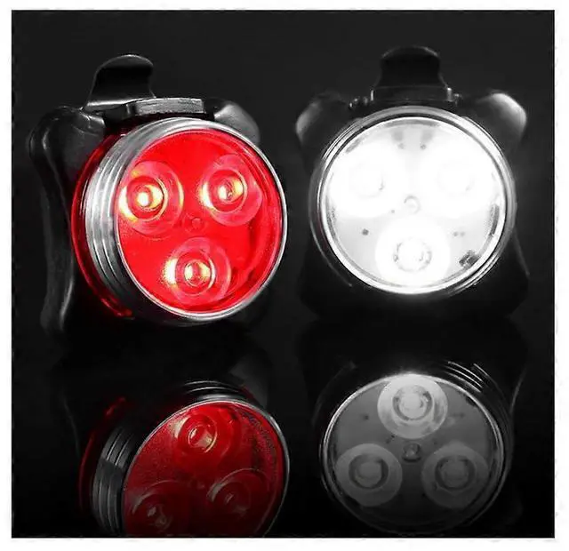 Alt view image 3 of 5 - EcocleanpathUSB Rechargeable Bike Light Set, 4 Modes Waterproof Headlight & Taillight for Cycling, Camping, Hiking (Black)