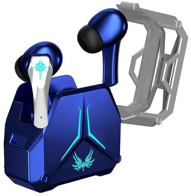 Main image of Bluetooth 5.2 TWS Wireless Earphones, 24H Playtime & Low Latency Gaming Mode, Blue