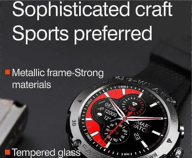 Alt view image 4 of 5 - Ecocleanpath K28H/317 Sports Smartwatch: 1.32" HD Display, Call Support, 15-Day Battery, Multi-Sport Modes