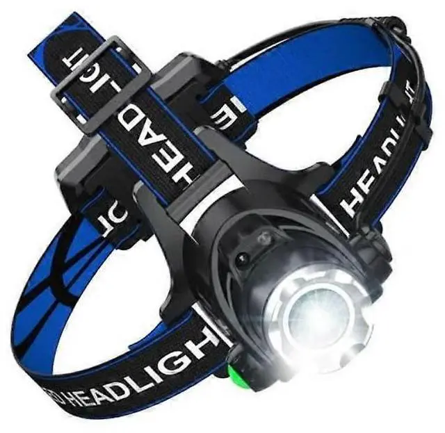 Main image of Ecocleanpath 500 Lumen RGB LED Headlamp with Motion Sensor, Waterproof Rechargeable Headlight for Fishing & Outdoor