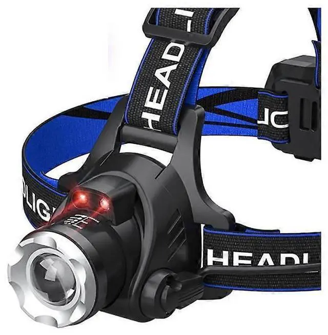 Alt view image 3 of 5 - Ecocleanpath 500 Lumen RGB LED Headlamp with Motion Sensor, Waterproof Rechargeable Headlight for Fishing & Outdoor