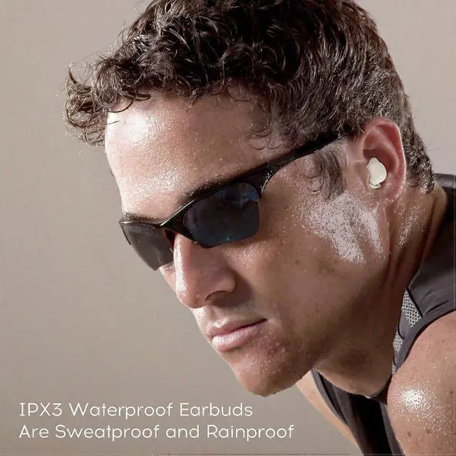 Alt view image 4 of 5 - Mini Invisible Bluetooth 5.3 Sleep Earplugs for Side Sleepers, Noise Cancelling Headphones (White)