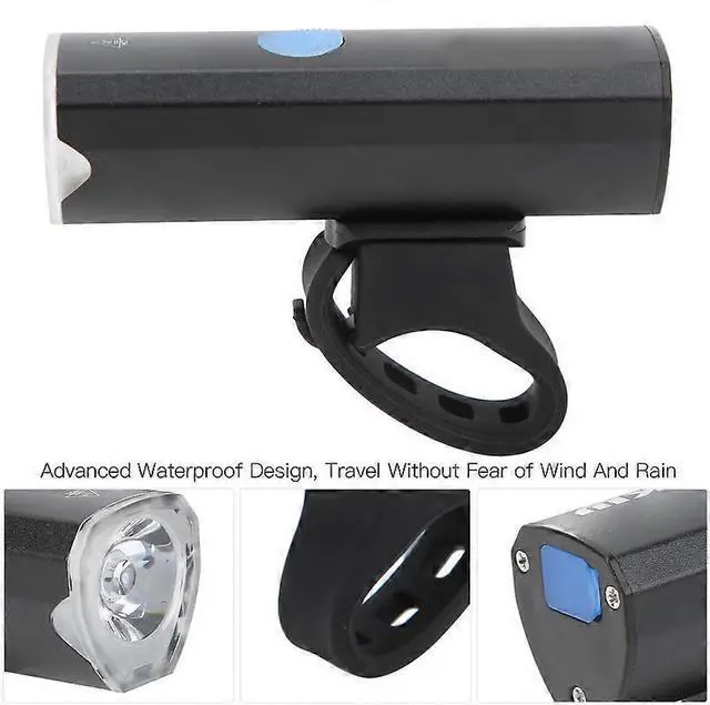 Alt view image 4 of 5 - Ecocleanpath2000mAh USB Rechargeable Bike Light, Waterproof 4-Mode LED Headlight for Mountain Night Riding (Black)