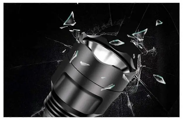 Alt view image 5 of 5 - Ecocleanpath Rechargeable LED Flashlight, IP45 Waterproof High-Lumen Mini Torch for Outdoor & Emergency (Black)