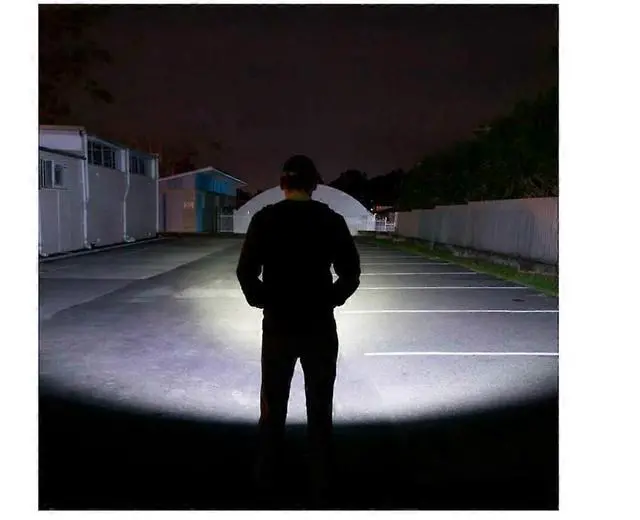 Alt view image 3 of 5 - Ecocleanpath 5-Mode Zoomable LED Headlamp with Power Bank & USB Charger - Black Headlight for Camping, Hunting