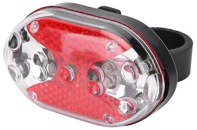Alt view image 3 of 5 - EcocleanpathLED Bike Rear Light - Waterproof Bicycle Safety Lamp with Red/White Light, Black