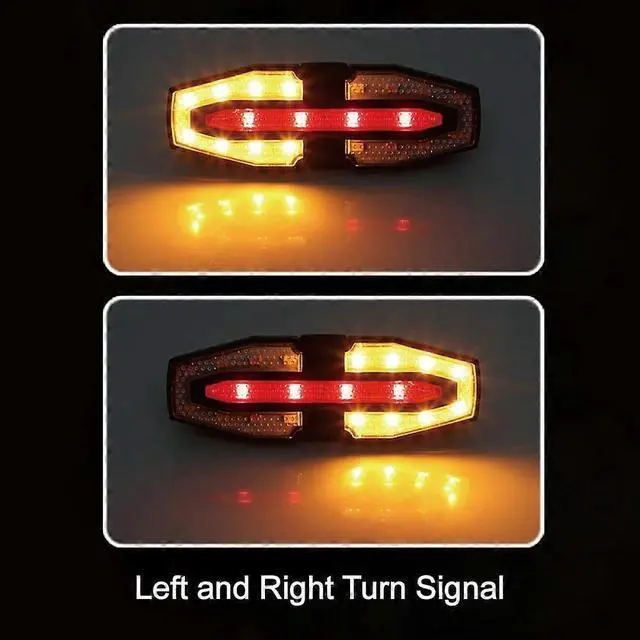 Alt view image 2 of 5 - EcocleanpathUSB Rechargeable Bike Tail Light with Turn Signals & Wireless Remote, IPX4 Waterproof, Ultra Bright LED Safety Light