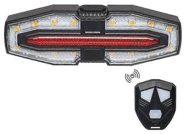 Main image of EcocleanpathUSB Rechargeable Bike Tail Light with Turn Signals & Wireless Remote, IPX4 Waterproof, Ultra Bright LED Safety Light