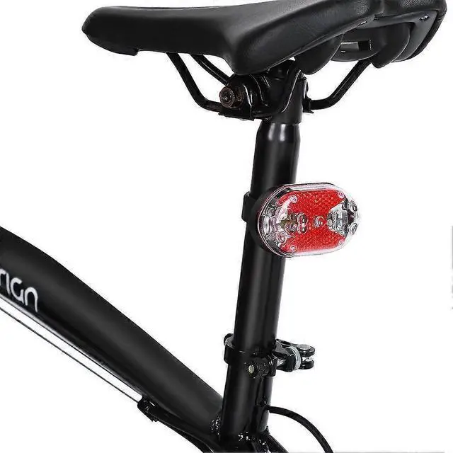 Alt view image 5 of 5 - EcocleanpathLED Bike Rear Light - Waterproof Bicycle Safety Lamp with Red/White Light, Black