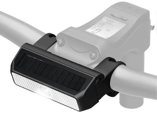 Main image of EcocleanpathSolar Bike Front Light, Waterproof Auto LED Headlight with Intelligent Motion Sensor for Mountain Road Bikes