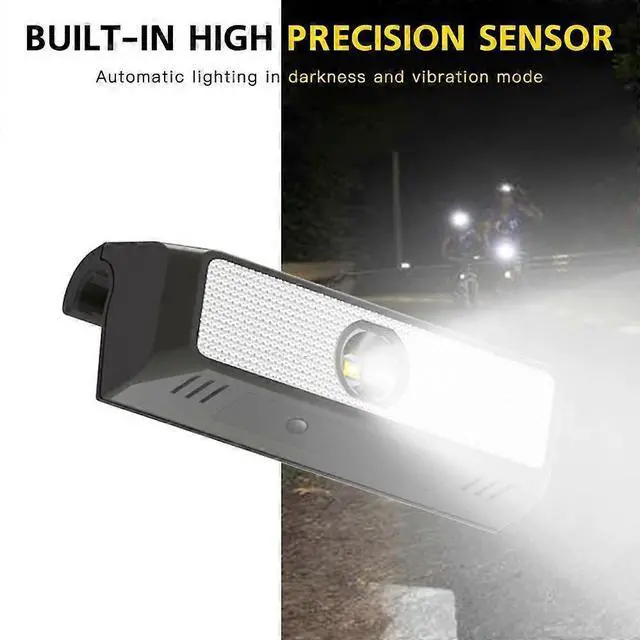 Alt view image 3 of 5 - EcocleanpathSolar Bike Front Light, Waterproof Auto LED Headlight with Intelligent Motion Sensor for Mountain Road Bikes