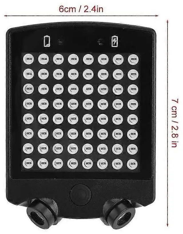 Alt view image 5 of 5 - EcocleanpathUSB Rechargeable Wireless Bike Turn Signal with Remote, LED Cycling Tail Light (Black)