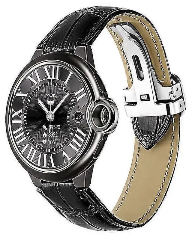 Main image of Ecocleanpath Smart Watch 1.32" HD Screen, IP67 Waterproof, Bluetooth Calls, Health Monitor - Black