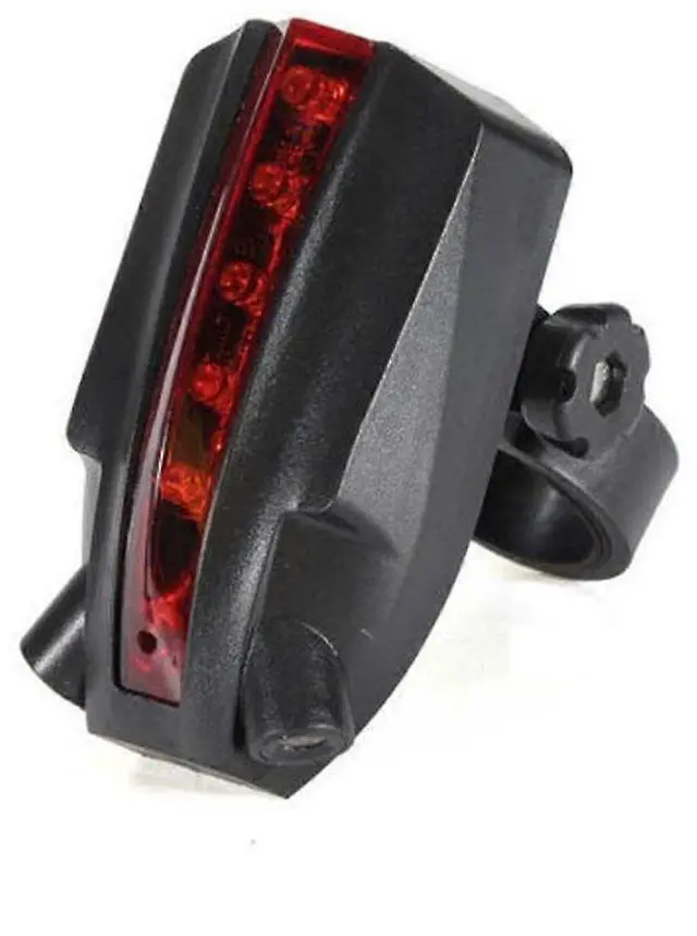 Main image of EcocleanpathBlack Bike Laser Taillight with Logo Projection - 5 LED & 4 Modes for Night Cycling Safety