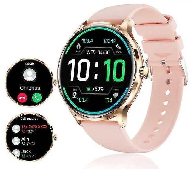 Main image of Ecocleanpath Smart Watch 1.39" Full Touch, Bluetooth 5.2, IP67 Waterproof, 114 Sports Modes, Pink for Men & Women