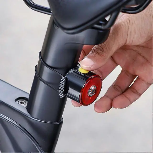 Alt view image 4 of 5 - EcocleanpathUSB Rechargeable Bike Tail Light, IP64 Waterproof LED Safety Light for Kids & Adults, Multi-Mode Front/Rear Light