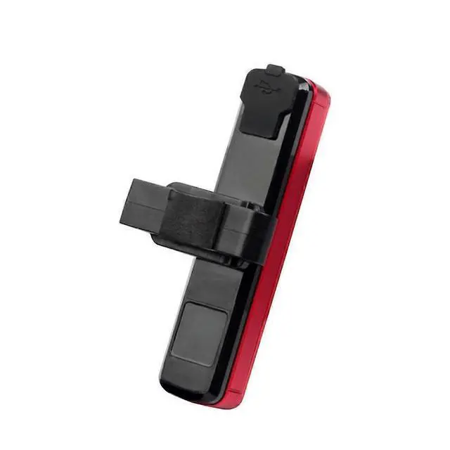 Alt view image 3 of 5 - EcocleanpathUSB Rechargeable Bike Taillight - Super Bright 500ft Waterproof MTB Rear Safety Light, Black