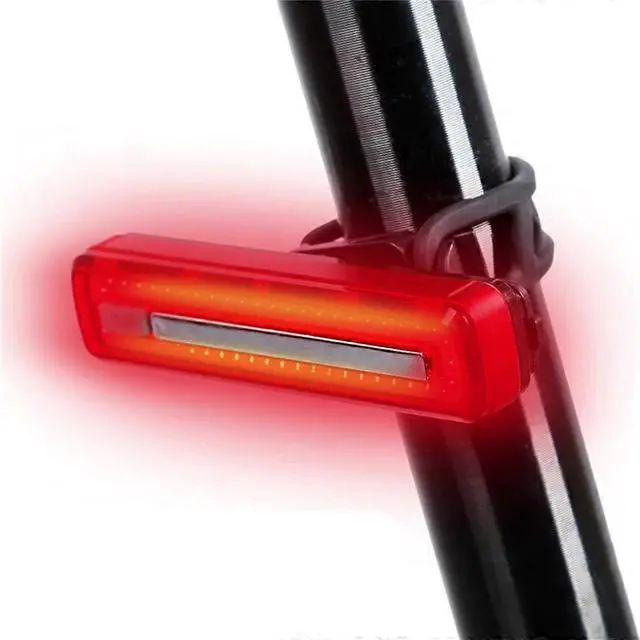 Alt view image 4 of 5 - EcocleanpathUSB Rechargeable Bike Taillight - Super Bright 500ft Waterproof MTB Rear Safety Light, Black