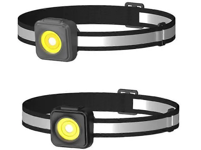 Alt view image 2 of 5 - Ecocleanpath COB LED Headlamp Flashlight, Waterproof Headlamp with 3 Modes & Adjustable Band for Outdoor