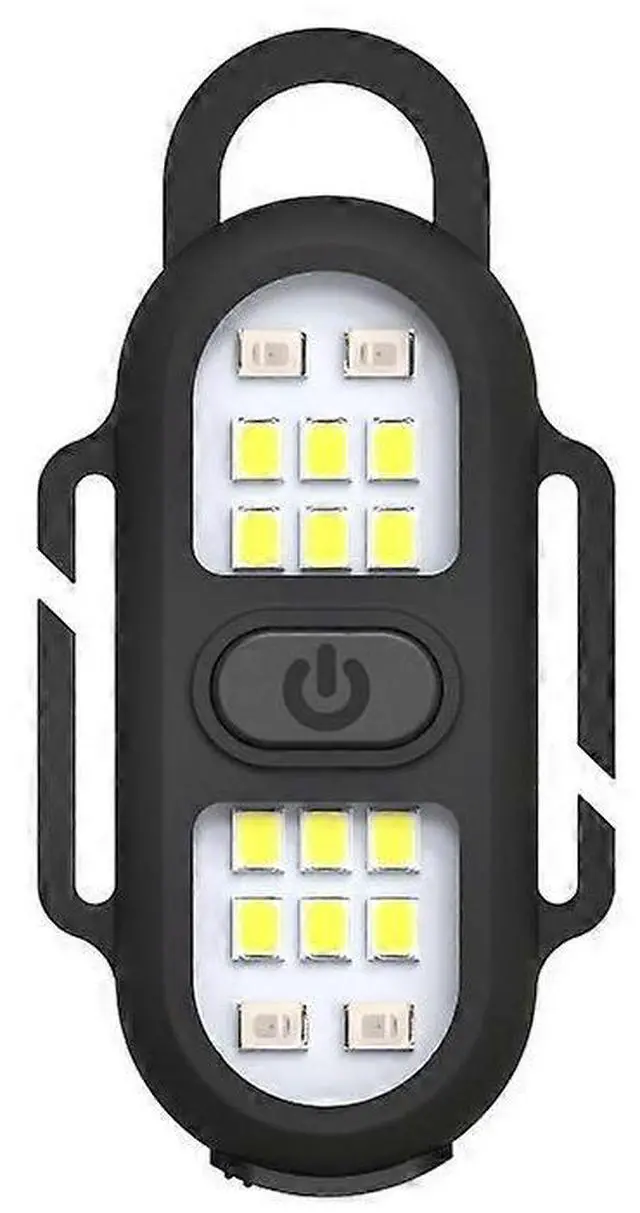 Main image of Ecocleanpath Rechargeable 450 Lumen LED Running Light, Hands-Free Clip-On Flashlight for Safety - Black