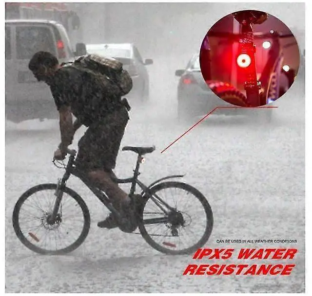 Alt view image 3 of 5 - EcocleanpathUSB Rechargeable LED Bike Tail Light, 5 Mode Waterproof Bicycle Taillight for Night Riding Safety