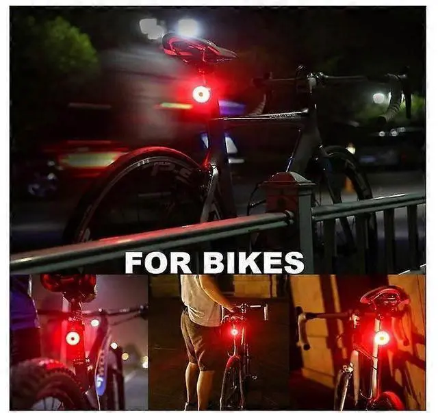 Alt view image 4 of 5 - EcocleanpathUSB Rechargeable LED Bike Tail Light, 5 Mode Waterproof Bicycle Taillight for Night Riding Safety