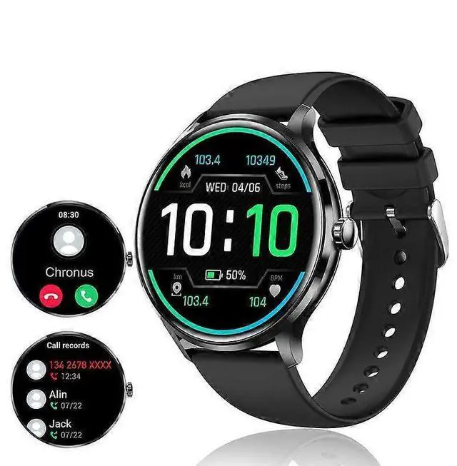 Main image of Ecocleanpath 1.39" Smart Watch, Bluetooth 5.2, IP67 Waterproof, 114 Sports Modes, 7-Day Battery, Black