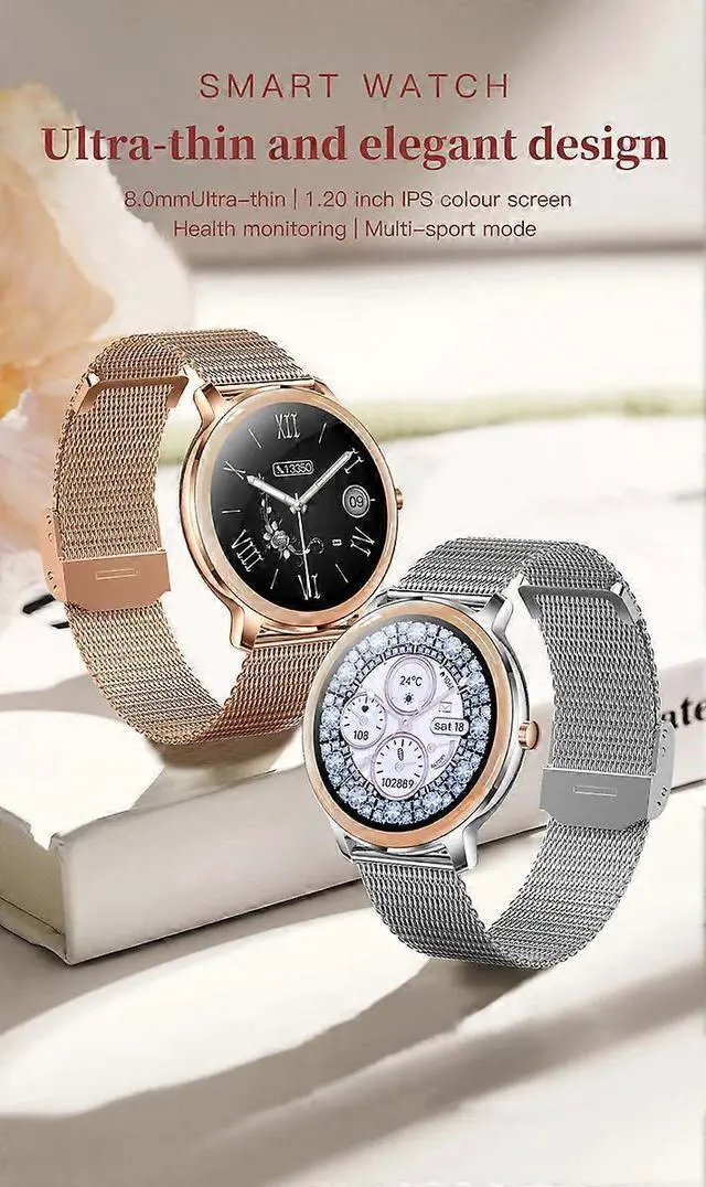 Alt view image 2 of 5 - Ecocleanpath R18Pro Smart Watch 1.2" IPS Display, 30 Sports Modes, Health Tracking, IP68 Waterproof