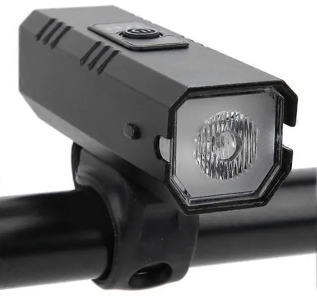 Main image of EcocleanpathUSB Rechargeable LED Bike Headlight - 23H Runtime, Aluminum Alloy, Black | Mountain & Road Bicycle Light