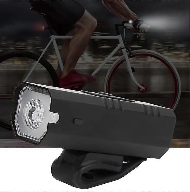 Alt view image 5 of 5 - EcocleanpathUSB Rechargeable LED Bike Headlight - 23H Runtime, Aluminum Alloy, Black | Mountain & Road Bicycle Light