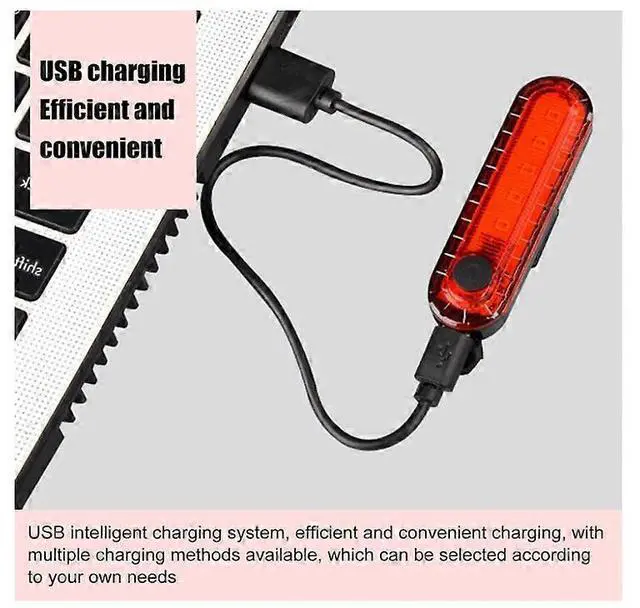 Alt view image 4 of 5 - Ecocleanpath2-Pack Ultra Bright LED Bike Tail Light, 4 Mode Waterproof Rear Bicycle Light (Red)