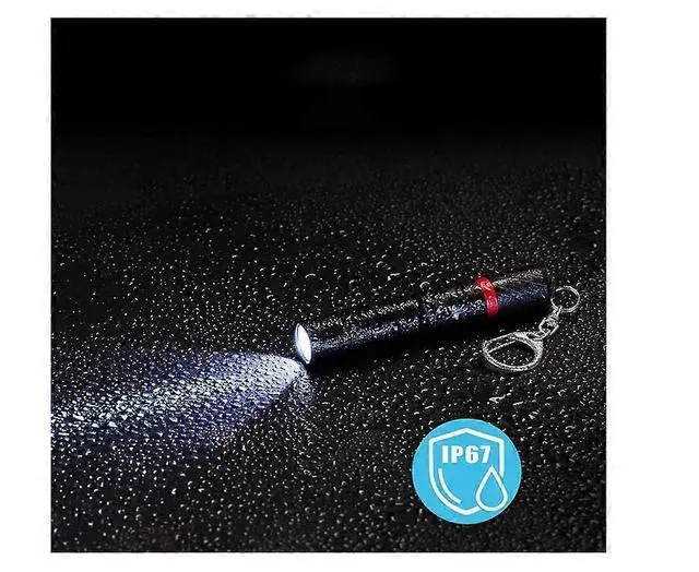 Alt view image 2 of 5 - Ecocleanpath Black XPE LED Pen Flashlight - IP67 Waterproof, Portable Light for Emergency & Outdoor