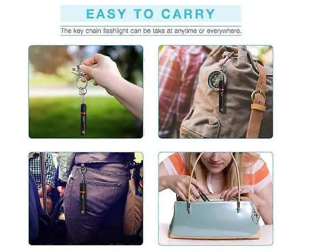 Alt view image 5 of 5 - Ecocleanpath Black XPE LED Pen Flashlight - IP67 Waterproof, Portable Light for Emergency & Outdoor