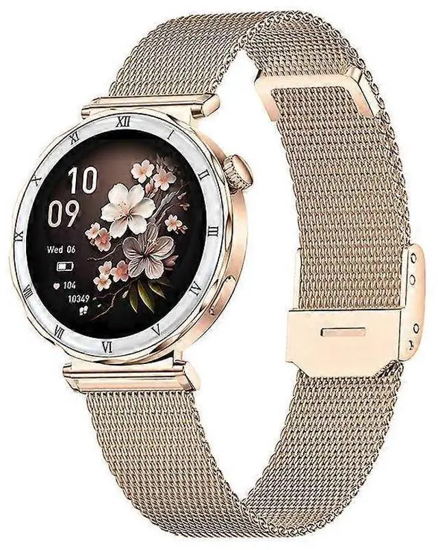 Main image of Ecocleanpath I222 1.19" AMOLED Smartwatch Pink - Health Tracking, Call & Music Control