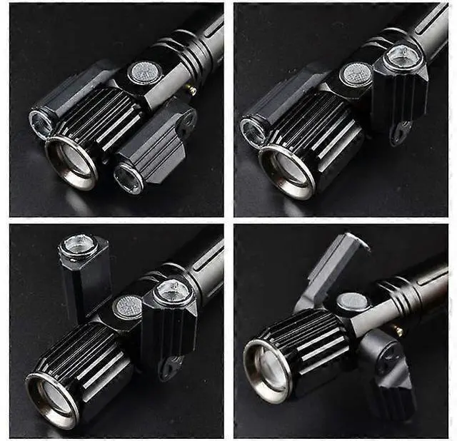 Alt view image 5 of 5 - Ecocleanpath9500 Lumen Rechargeable Bike Light, IPX6 Waterproof Mountain Bicycle Front Light, 18H Runtime (Black)