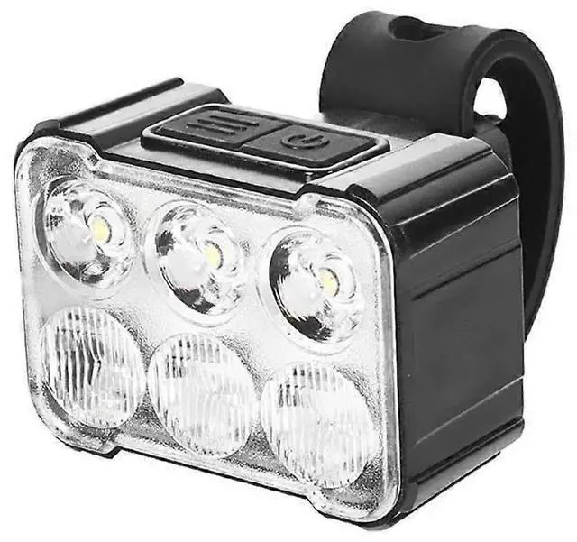 Main image of EcocleanpathUSB Rechargeable Bike Light Set, Front & Rear LED Cycling Lamps, Multi-Mode Waterproof Bicycle Safety Lights (Black)