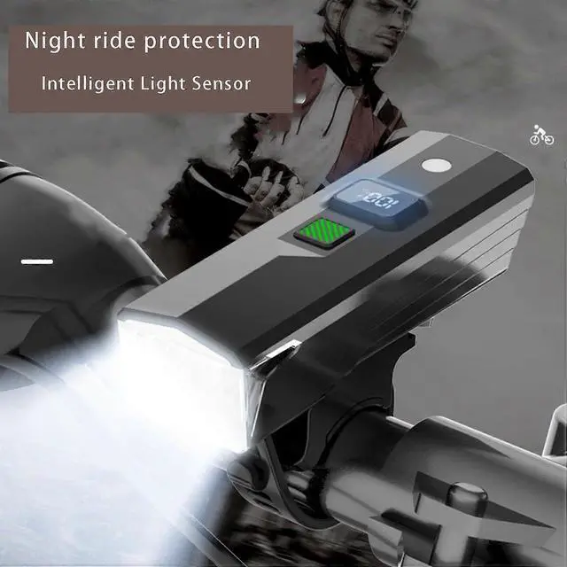 Alt view image 4 of 5 - EcocleanpathUpgraded LED Bike Light, 36+ Hrs Runtime, USB-C Rechargeable, Waterproof & Anti-Glare for Night Cycling