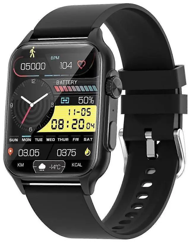 Main image of Ecocleanpath Smart Watch for Men: 2.0" Touch Screen, Bluetooth Calls, 106 Sports Modes, Waterproof Fitness Tracker