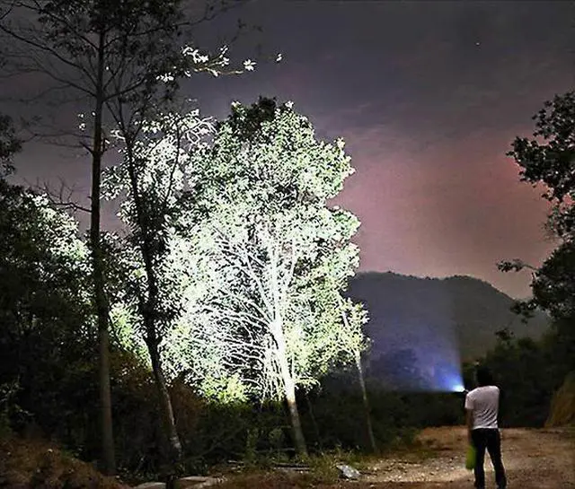 Alt view image 5 of 5 - Ecocleanpath USB Rechargeable LED Flashlight, Super Bright Zoomable Light with 3 Modes for Camping & Outdoors (Silver)